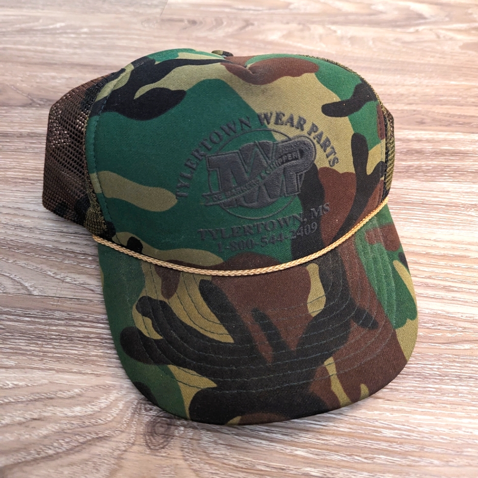 Vintage Camo Snapback Trucker Mesh Hat
